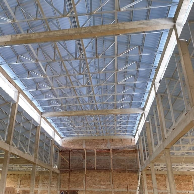 Proyek pembangunan masjid di medan menggunakan rooftop ( luas 4000m2)