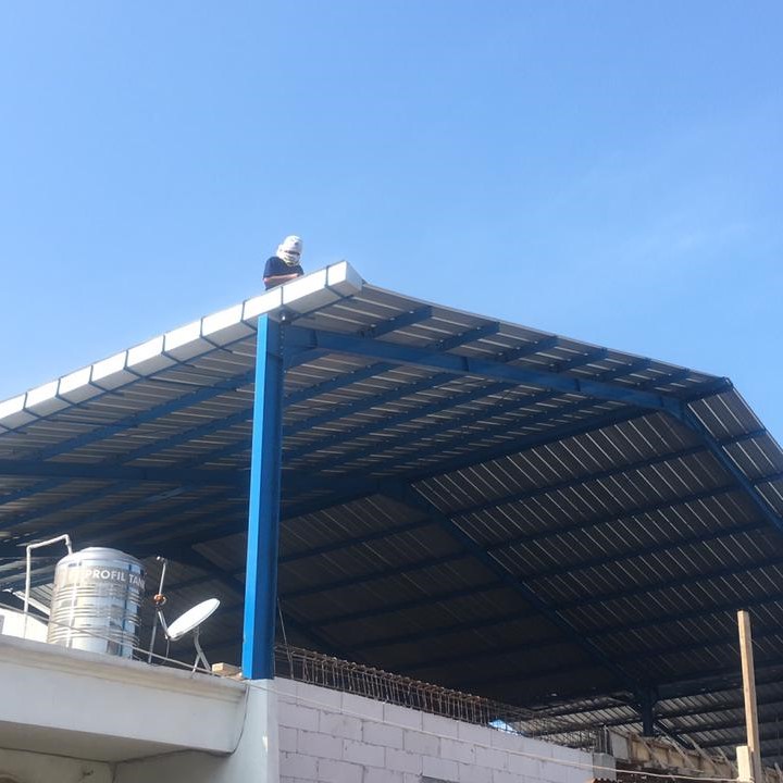 Pekerjaan Konstruksi Baja Gudang di JL. Libra Timur - Tambaksari - Surabaya